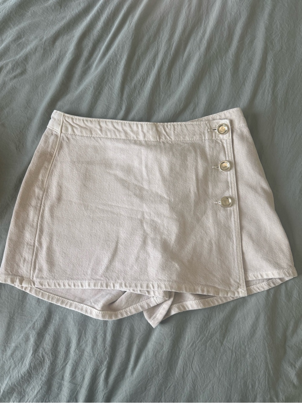 Zara Women’s High Rise Tan Asymmetrical Skort
